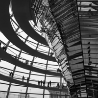 Buy canvas prints of  Reichstag Dome, Berlin by Carolyn Eaton