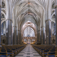 Buy canvas prints of  Bristol Cathedral by Carolyn Eaton