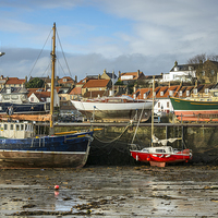 Buy canvas prints of  St Monan's Harbour, Fife, Scotland by Carolyn Eaton