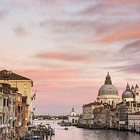 Buy canvas prints of Sunset in Venice by Carolyn Eaton