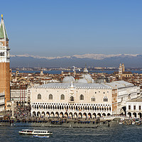 Buy canvas prints of St Mark's Square, Venice by Carolyn Eaton