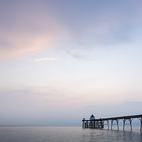 Buy canvas prints of Clevedon Pier by Carolyn Eaton