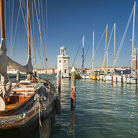 Buy canvas prints of Sailing Boats in Venice by Carolyn Eaton