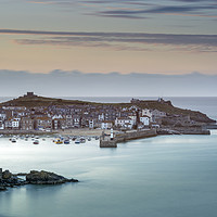 Buy canvas prints of Sunset over St Ives, Cornwall by Carolyn Eaton
