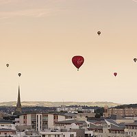 Buy canvas prints of Balloons over Bristol by Carolyn Eaton