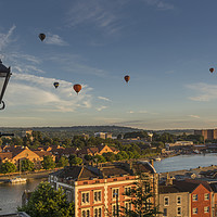 Buy canvas prints of Bristol Balloons from Cliftonwood by Carolyn Eaton