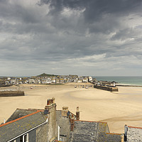 Buy canvas prints of Harbour Beach, St Ives, Cornwall by Carolyn Eaton