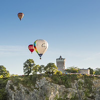 Buy canvas prints of Balloons over the Observatory by Carolyn Eaton