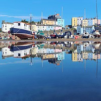 Buy canvas prints of Tenby Harbour by Carolyn Eaton