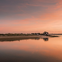 Buy canvas prints of Sunset on Christchurch Harbour by Carolyn Eaton