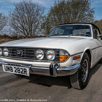 Buy canvas prints of Triumph stag by Alan Tunnicliffe