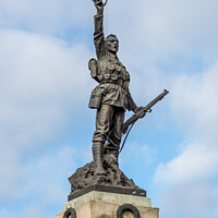 Buy canvas prints of remembrance statue by Alan Tunnicliffe