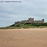 Buy canvas prints of Bamburgh Castle by Alan Tunnicliffe