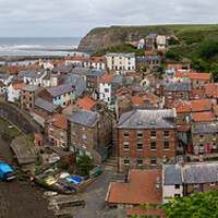 Buy canvas prints of Staithes by Alan Tunnicliffe
