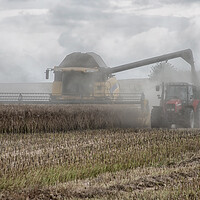 Buy canvas prints of Harvesting by Alan Tunnicliffe