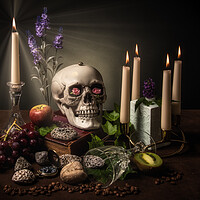 Buy canvas prints of Mysterious Still Life by Alan Tunnicliffe