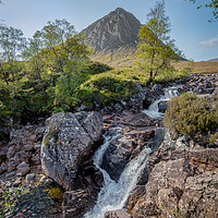 Buy canvas prints of buachaille etive landscape by Alan Tunnicliffe