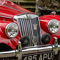 Buy canvas prints of 1954 MG TF by Alan Tunnicliffe