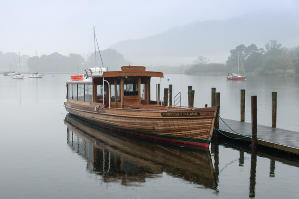 Misty Princess of Windermere Picture Board by Alan Tunnicliffe