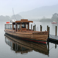 Buy canvas prints of Misty Princess of Windermere by Alan Tunnicliffe