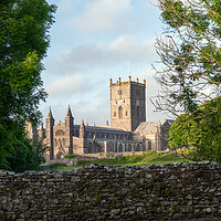 Buy canvas prints of St davids cathedral by Alan Tunnicliffe