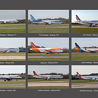 Buy canvas prints of Commercial aircraft by Alan Tunnicliffe