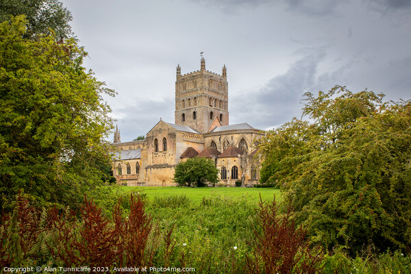 Tewkesbury abbey Picture Board by Alan Tunnicliffe