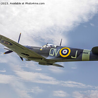 Buy canvas prints of Replica spitfire by Alan Tunnicliffe