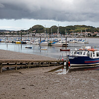 Buy canvas prints of Conwy harbour by Alan Tunnicliffe