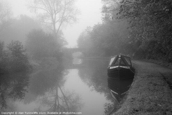 Mono canal scene Picture Board by Alan Tunnicliffe