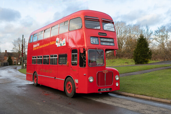 Double decker bus Picture Board by Alan Tunnicliffe