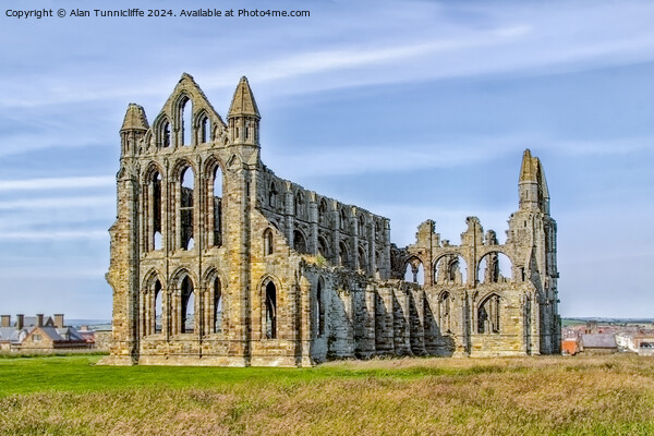 Whitby Abbey Picture Board by Alan Tunnicliffe