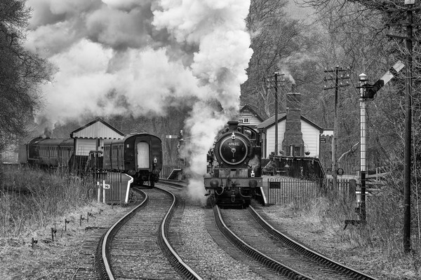 full steam ahead Picture Board by Alan Tunnicliffe