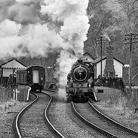 Buy canvas prints of full steam ahead by Alan Tunnicliffe