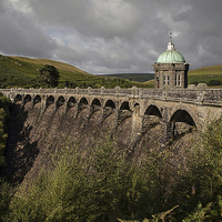 Buy canvas prints of Craig Goch Dam by Alan Tunnicliffe