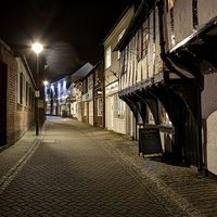 Buy canvas prints of night scene stafford by Alan Tunnicliffe
