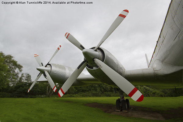 bristol britannia propellers Picture Board by Alan Tunnicliffe