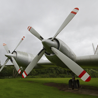 Buy canvas prints of bristol britannia propellers by Alan Tunnicliffe