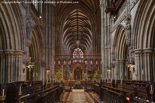 lichfield cathedral Picture Board by Alan Tunnicliffe
