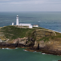Buy canvas prints of South Stack Lighthouse by Alan Tunnicliffe