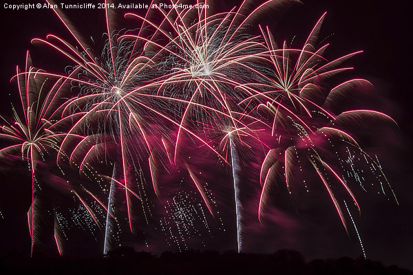  Fireworks Picture Board by Alan Tunnicliffe