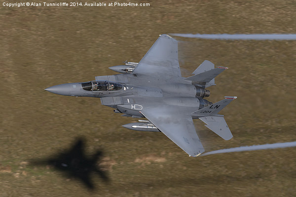  Low Level F-15 Picture Board by Alan Tunnicliffe