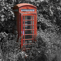 Buy canvas prints of Telephone Box  by Alan Tunnicliffe