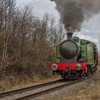 Buy canvas prints of  Steam Train by Alan Tunnicliffe