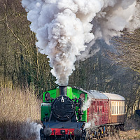 Buy canvas prints of Letting off steam by Alan Tunnicliffe