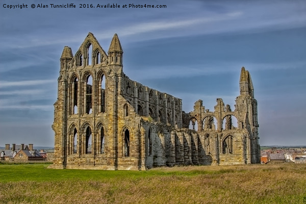 Whitby abbey Picture Board by Alan Tunnicliffe