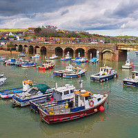 Buy canvas prints of Folkestone Harbour by Alan Tunnicliffe