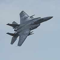 Buy canvas prints of USAF f15 by Alan Tunnicliffe