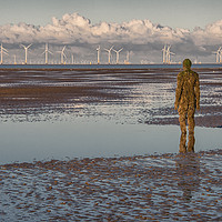 Buy canvas prints of Another place - Crosby by Alan Tunnicliffe