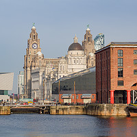 Buy canvas prints of Majestic Liverpool Waterfront by Alan Tunnicliffe